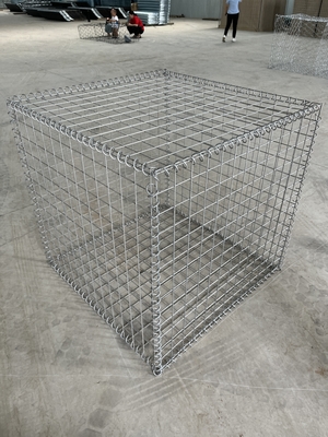 Zinc Coated Gabion Fence 220-300g/m² with 3.0-4.0mm Edge Wire