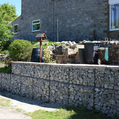 275g Zinc Coated Hot Dipped Gabion Wall Planter For Erosion Control And Landscape Planters