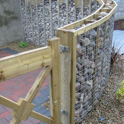 Customized Curved Architectural Gabion Retaining Wall For Sale With Iron Wire Mesh Durable Gabions