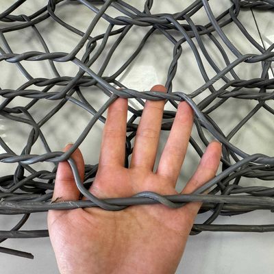 Galvanized Hexagonal Gabion Cages for Seawall Protection (2x1x1m)