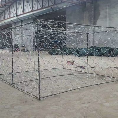 Plain Weave Cutting Service Gabion Wire Cloth Woven Gabion Box Wire Baskets For River Course