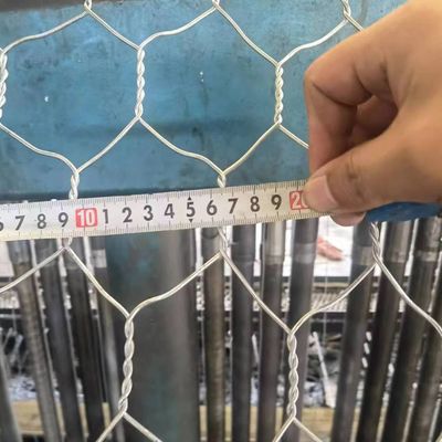 Easy Installation Woven Iron Wire Mesh Gabion Box 100mm X 80mm For Retaining Wall Construction Projects