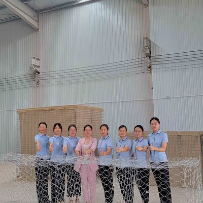 KN 1*1*1 M Hot Galvanized Wire Mesh Gabion Stone Cage For River Bank Protection