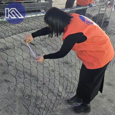 6*2*0.3m Galvanized Iron Wire Mesh Gabion Basket With 2.2mm / 60*80mm Mesh Hole for Gabion River Channel Protection