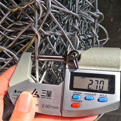 Galvanized And PVC Coated Gabion Wire Mesh Durable And Flexible For Foundation Support