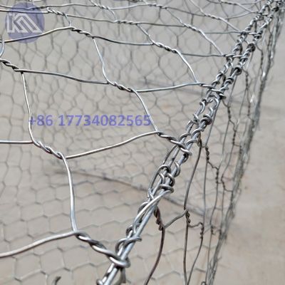 PVC Galvanized 60*80mm 80*100mm 100*120mm Mesh Hole Gabion Basket Retaining Wall For Earth Retention And Soil Erosion