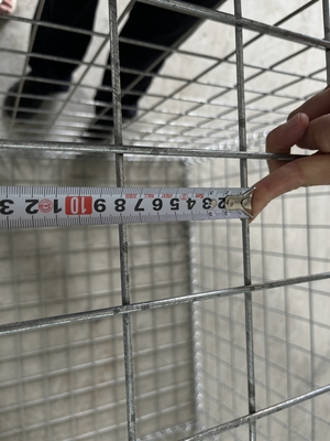 3mm Helical Wire Gabion Fence Panels - Galvanized Steel with 220-300g/m² Zinc Coating