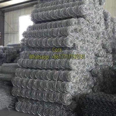 7 Days Delivery Galvanized PVC Coated Stackable Gabion Mesh Wall for Flood Gabion Retaining Wall