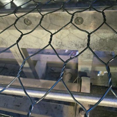PVC Coated Galvanized Gabion Mesh Wall / 80x100 Gabbione Box For River And Canal Protection Wall