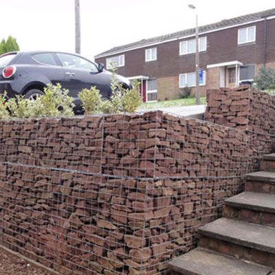 Galvanized Welded Wire Mesh Gabion Box With 50x100mm Mesh Hole for Garden Planters