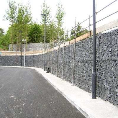 Durable Flood Control Gabion Fence Baskets 50x200mm Mesh 5.0mm Thickness Welded Gabion Box Retaining Walls