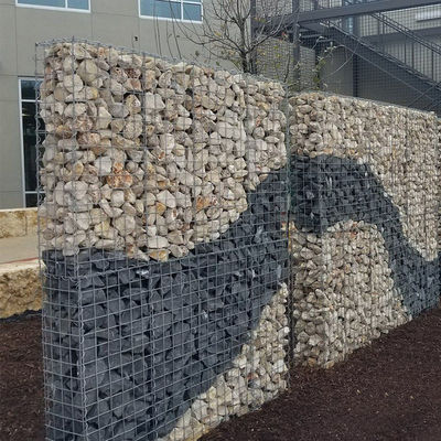 Durable Quality Hot Dipped Galvanized Welded Wire Mesh Gabion Box For Retaining Wall Fencing