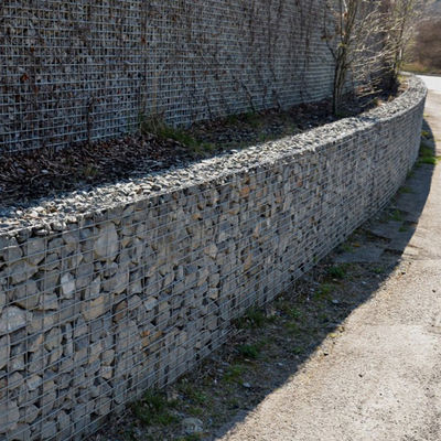 Welded Gabion Basket For Slope Garden Erosion Control Heavy Duty Rustproof Steel Mesh