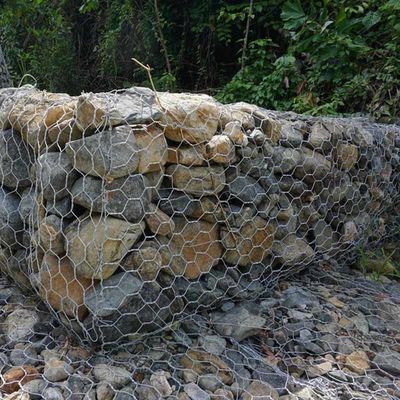 Galvanized Wire Mesh Gabion Baskets Stone Retaining Wall Gabion Basket