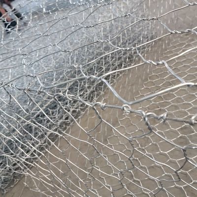 KN 1*1*1 M Hot Galvanized Wire Mesh Gabion Stone Cage For River Bank Protection
