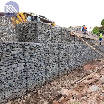 Durable Eco Friendly Gabion Retaining Wall Construction Gabion Baskets For Erosion Control