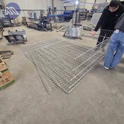 HDP Galvanized Gabion Boxes 5.0mm Thickness Welded Retaining Walls