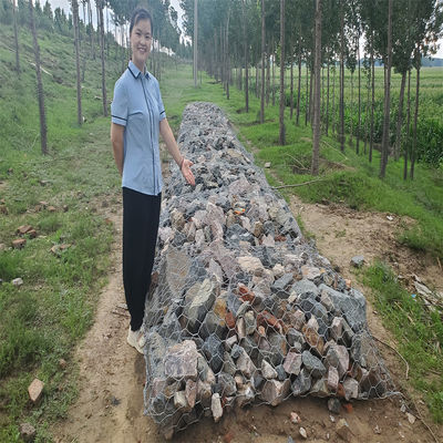 4.0mm Wire Diameter Gabion Retaining Wall For Riverbank Protection