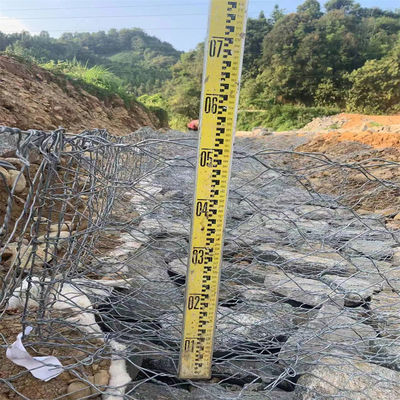 Hexagonal Rock Basket Retaining Wall River Erosion Control Soil Retention Hydraulic Structure Reinforcement
