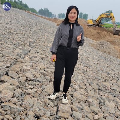 Galvanized Rock Gabion Box Retaining Wall for Sale
