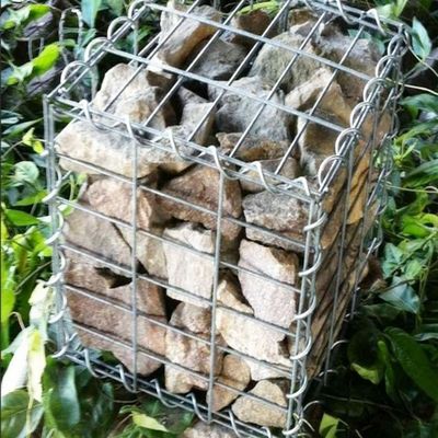 Galfan Çimgesel Taş Dekoratif Gabion Bitkici Duvar Kaynaklı Ağı