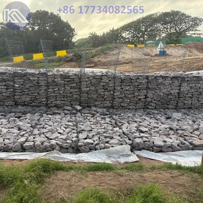 Flexible And Versatile 80*100mm 100*120mm Mesh Hole Gabion Boxes For Earth Retention And Soil Erosion